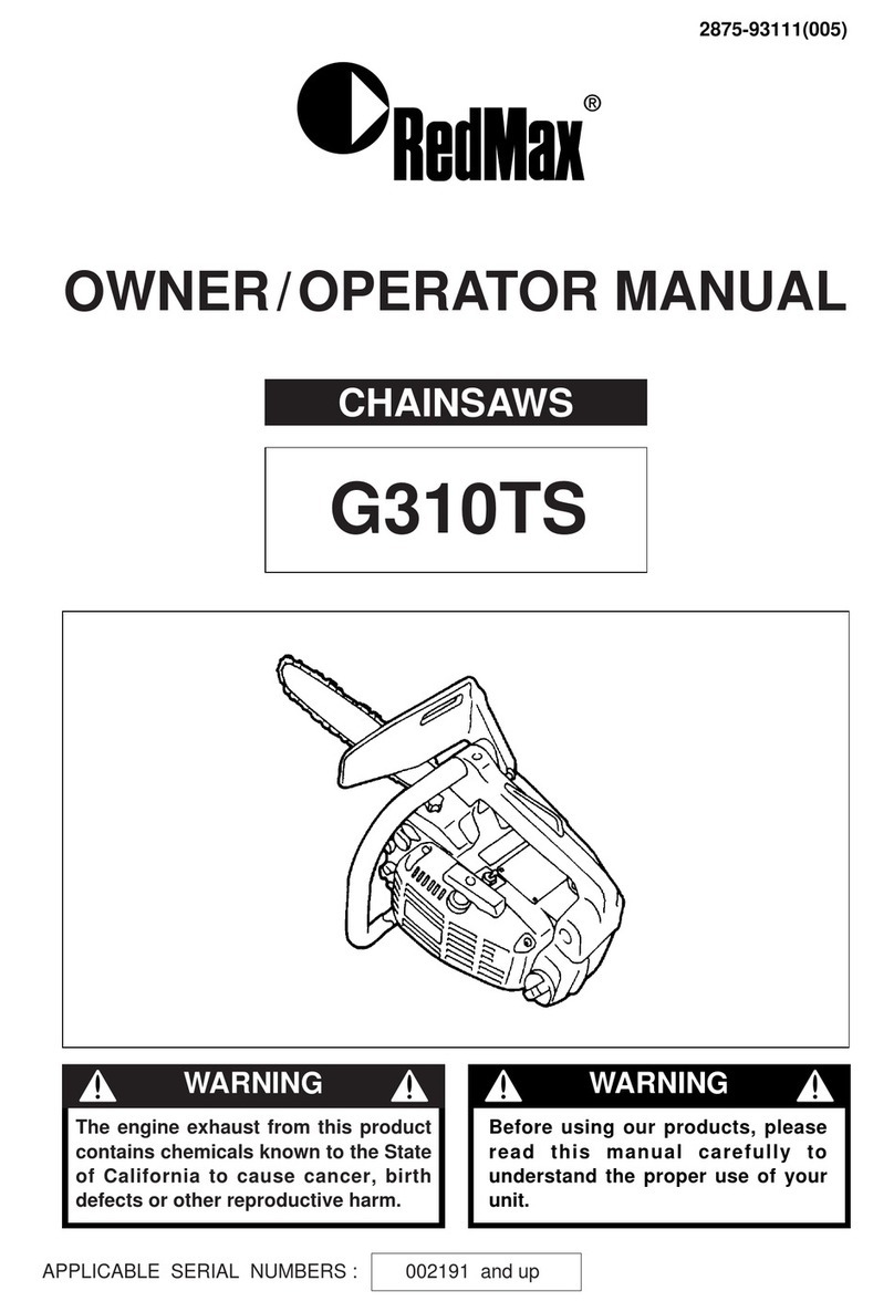 RedMax G300TS Owner's manual