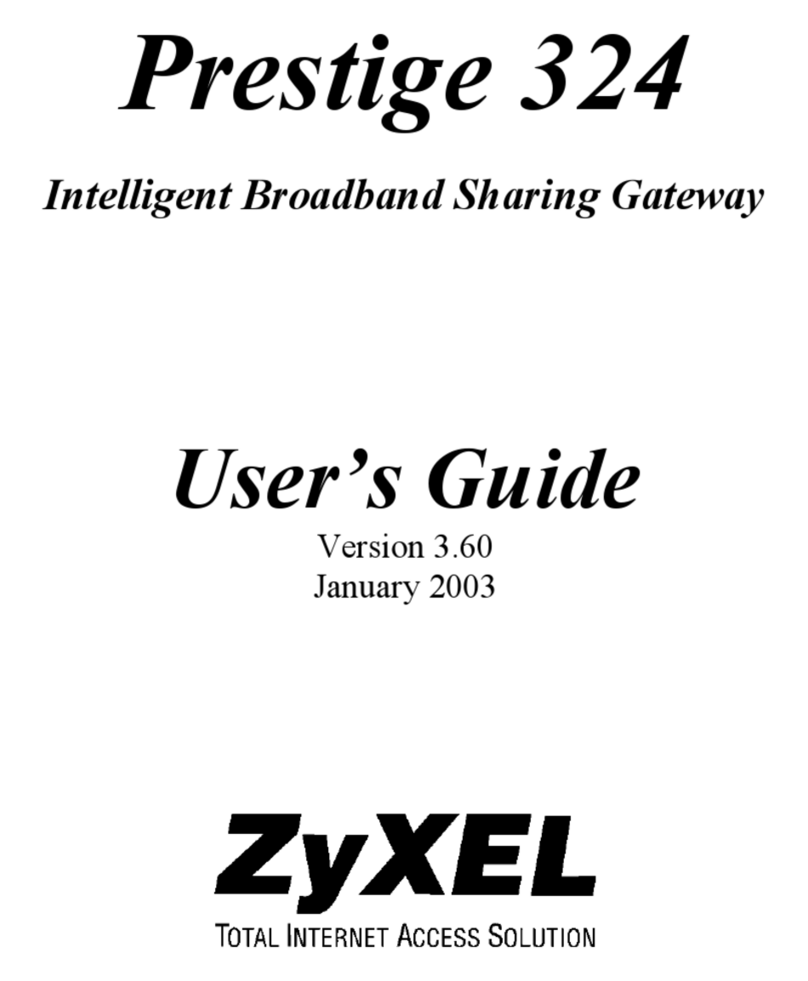 ZyXEL Communications P-324 User manual