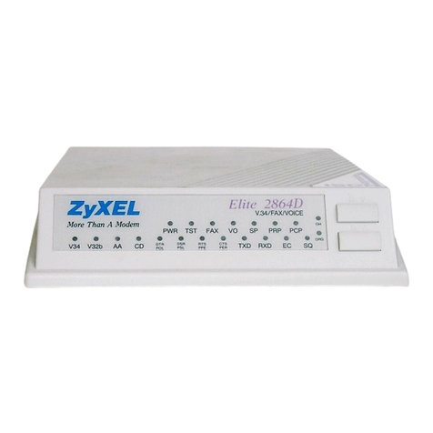ZyXEL Communications 2864 Series User manual