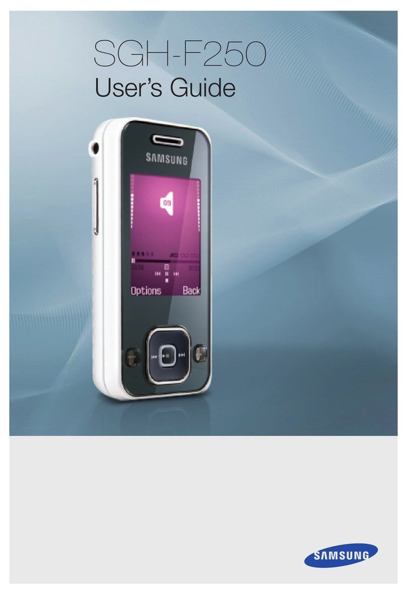 Samsung SGH-F250 User manual