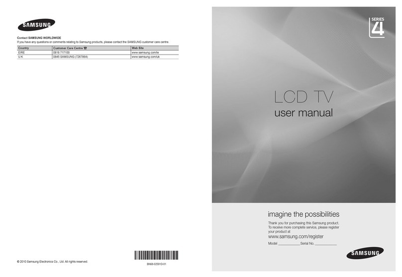 Samsung LE19C450E1W User manual