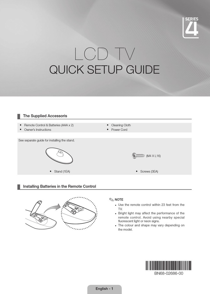 Samsung LE26C450E1W User manual