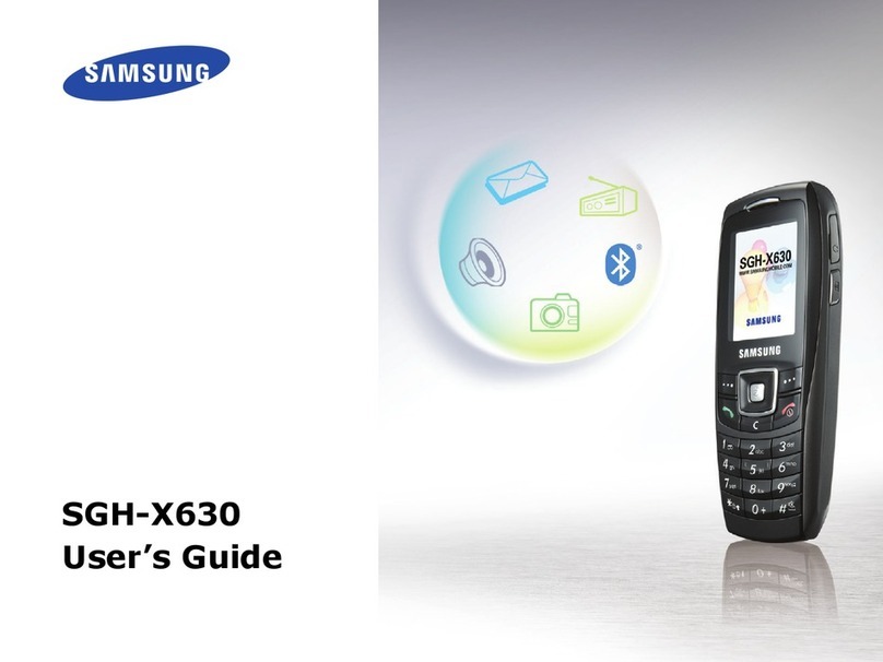 Samsung SGH-X630 User manual