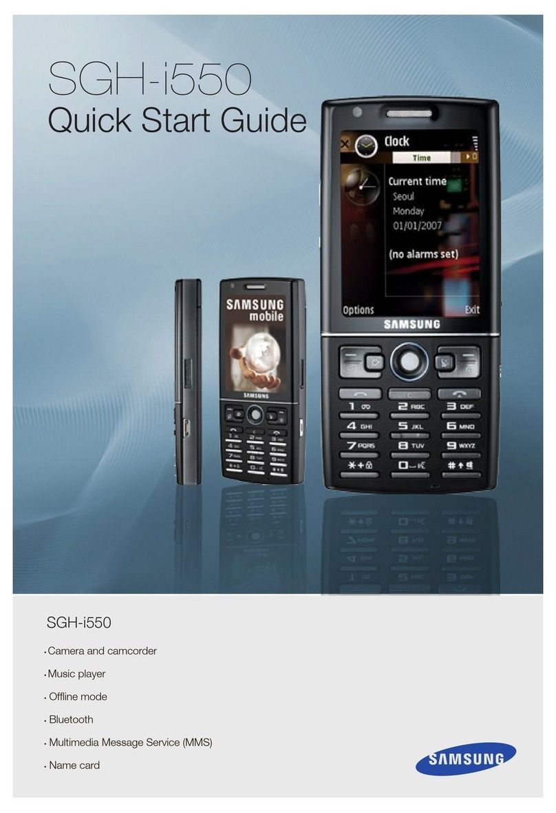 Samsung SGH-i550 User manual