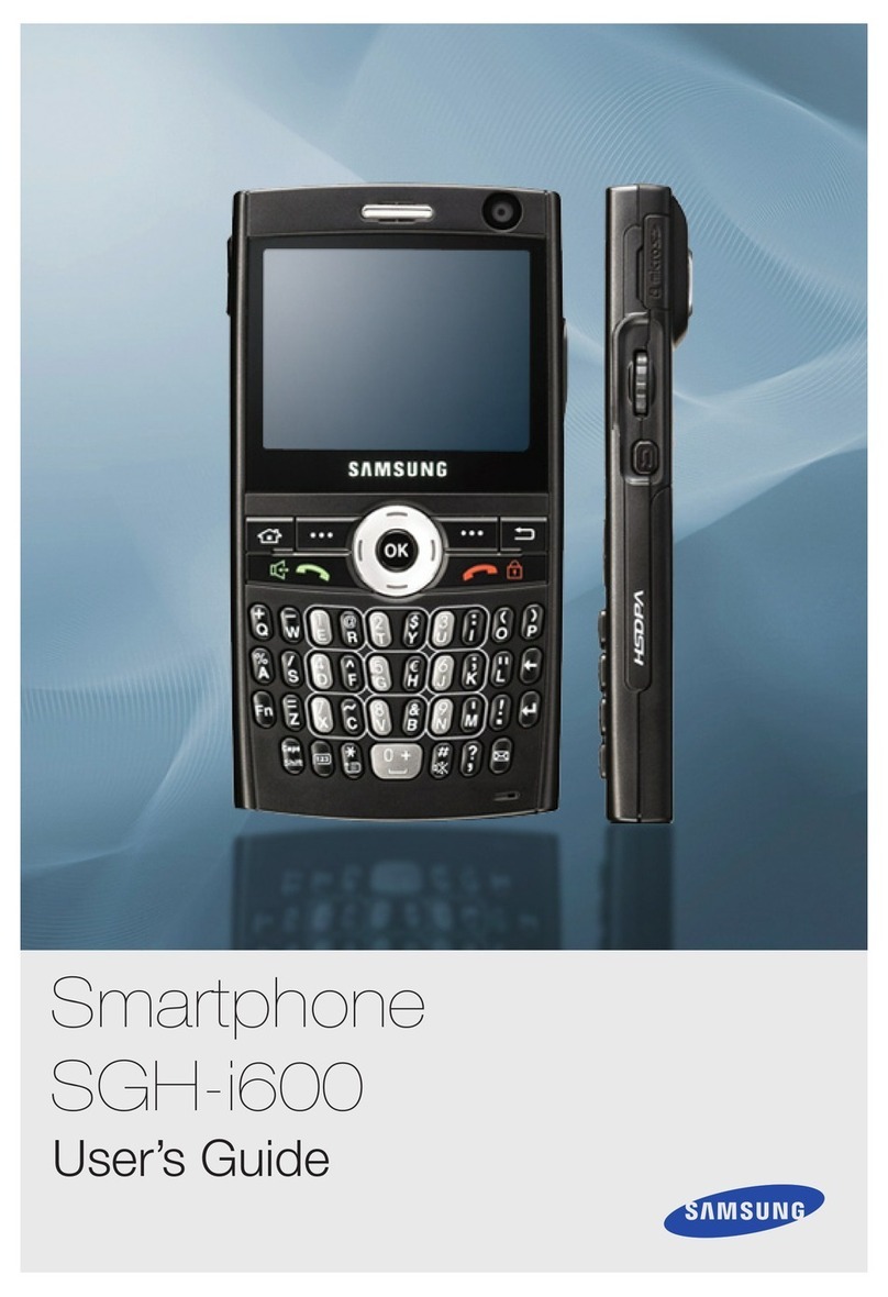 Samsung SGH-i600 User manual Samsung SGH-i600 User manual