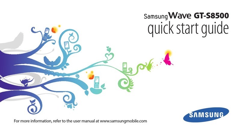 Samsung Wave GT-S8500 User manual