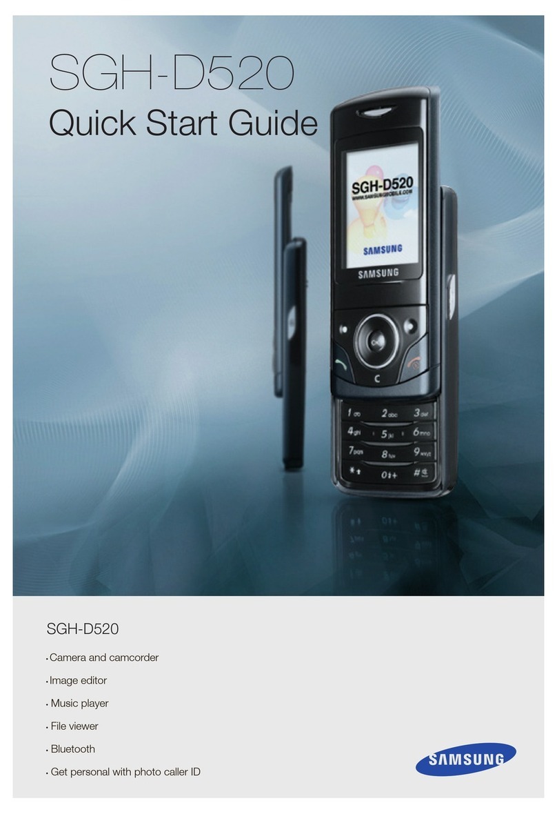 Samsung SGH-D520 User manual