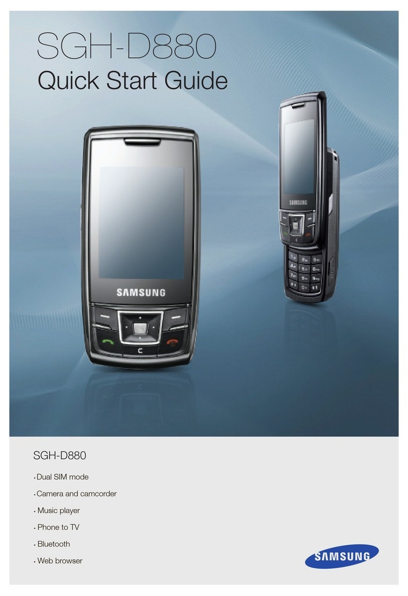 Samsung SGH-D880 User manual