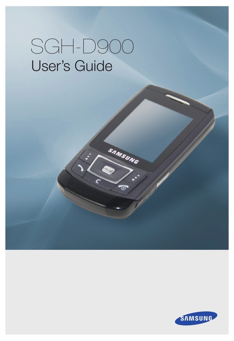 Samsung SGH-D900 User manual Samsung SGH-D900 User manual