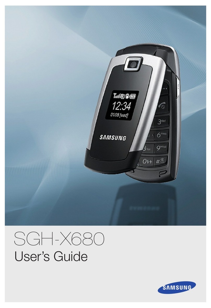 Samsung SGH-X680 User manual