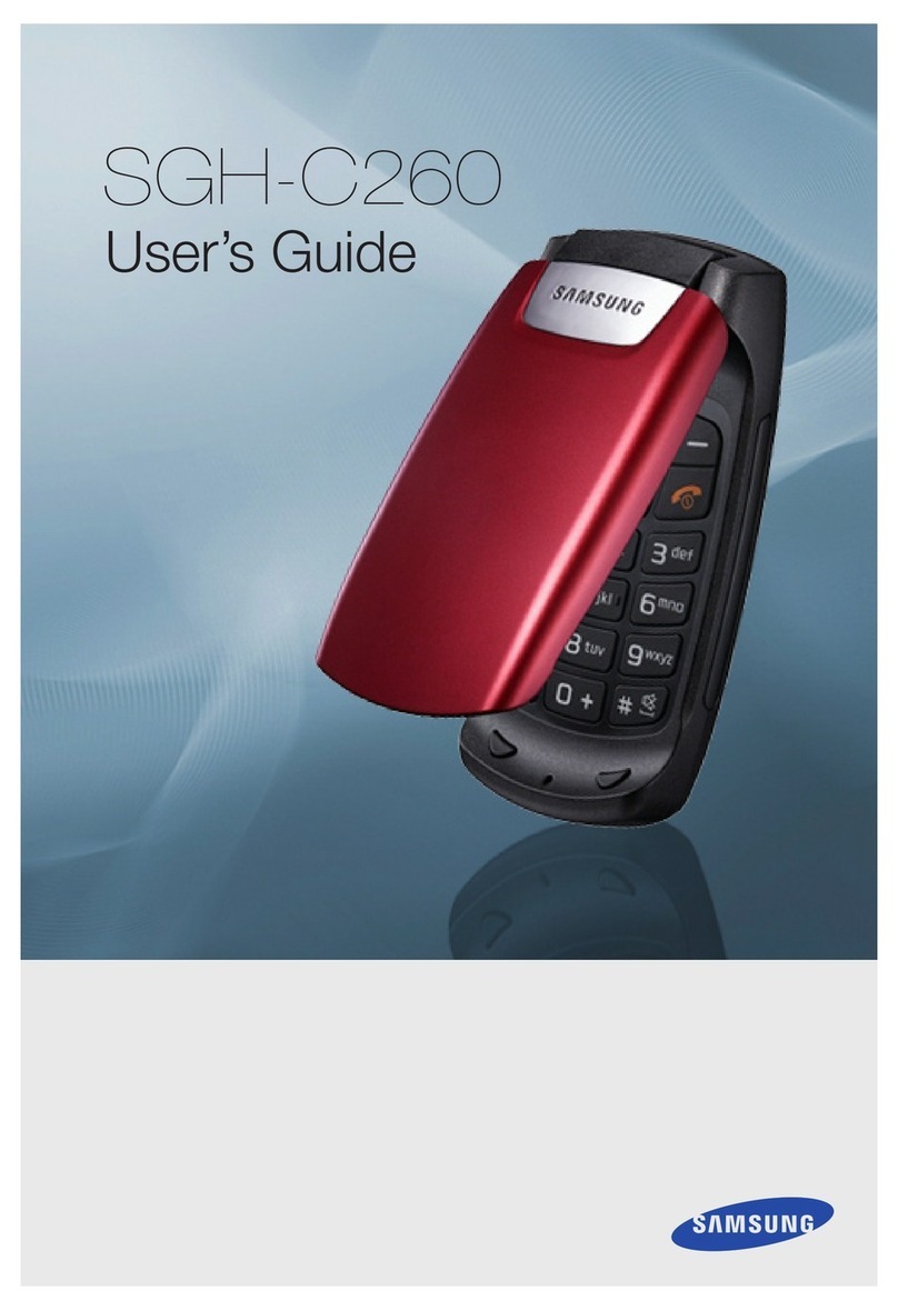 Samsung SGH-C260 User manual