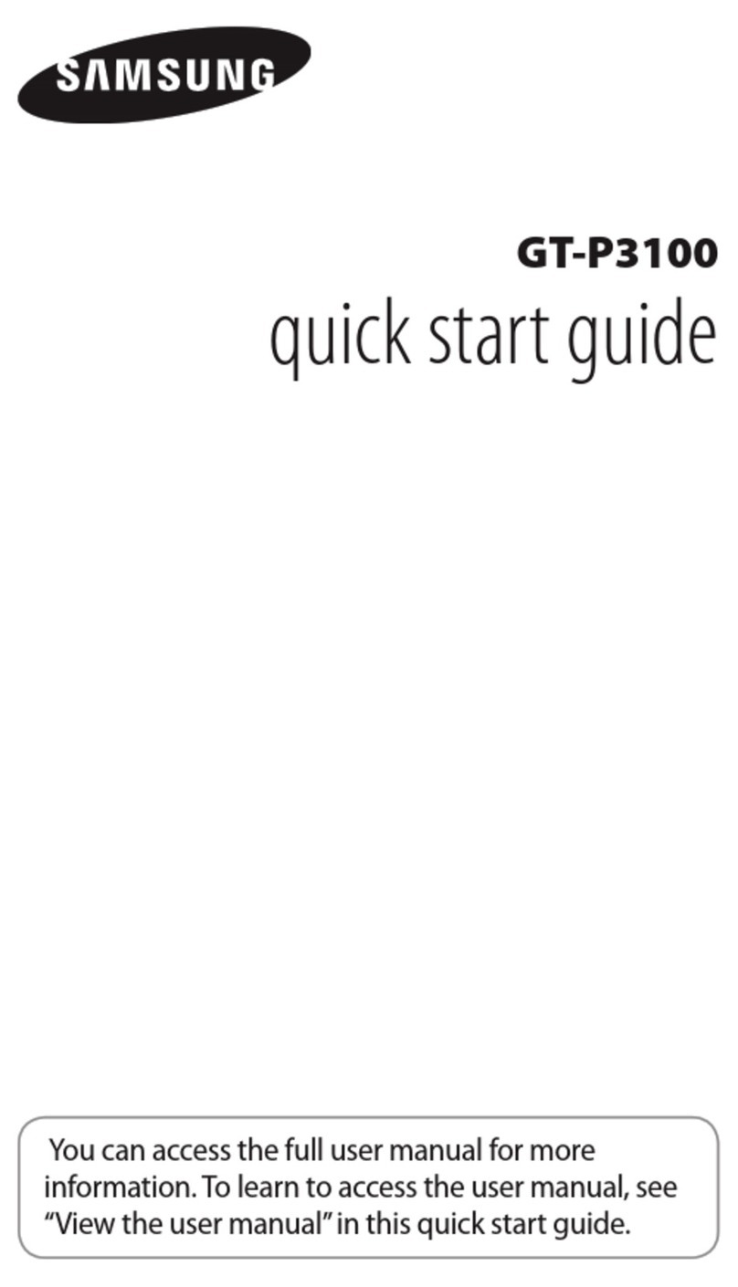 Samsung GT-P3100 User manual