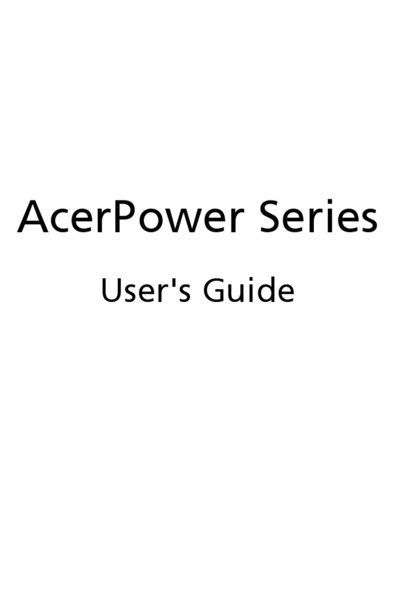 Acer Ferrari 1000 Series User manual