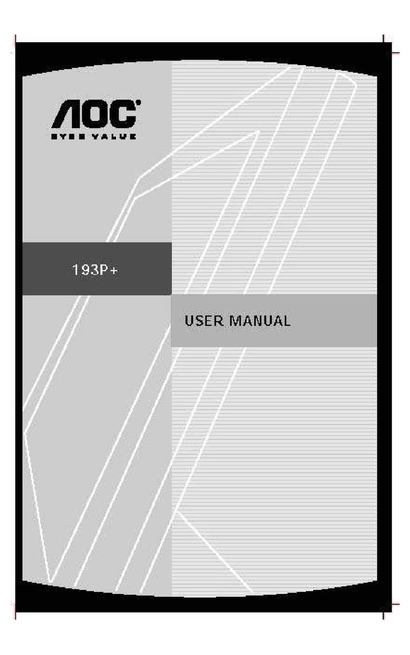 AOC 193P+ User manual