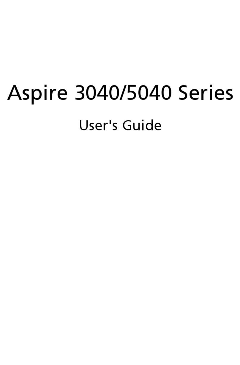 Acer Aspire 3040 user guide