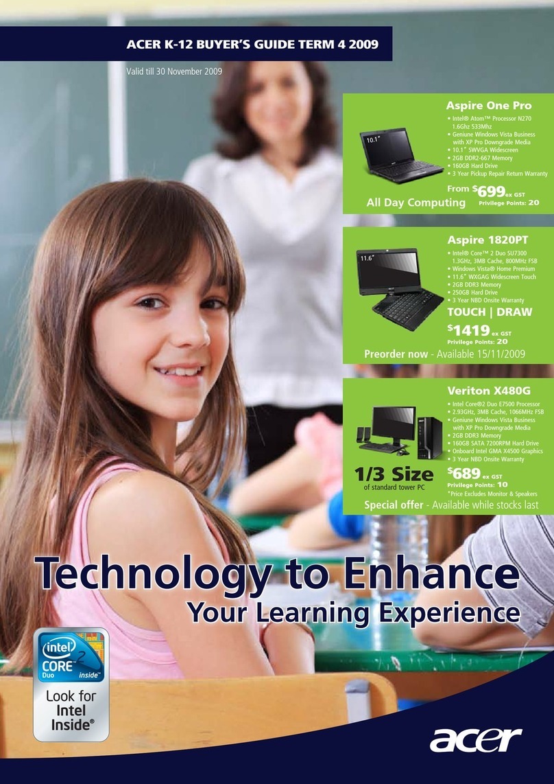 Acer Veriton L480G User manual