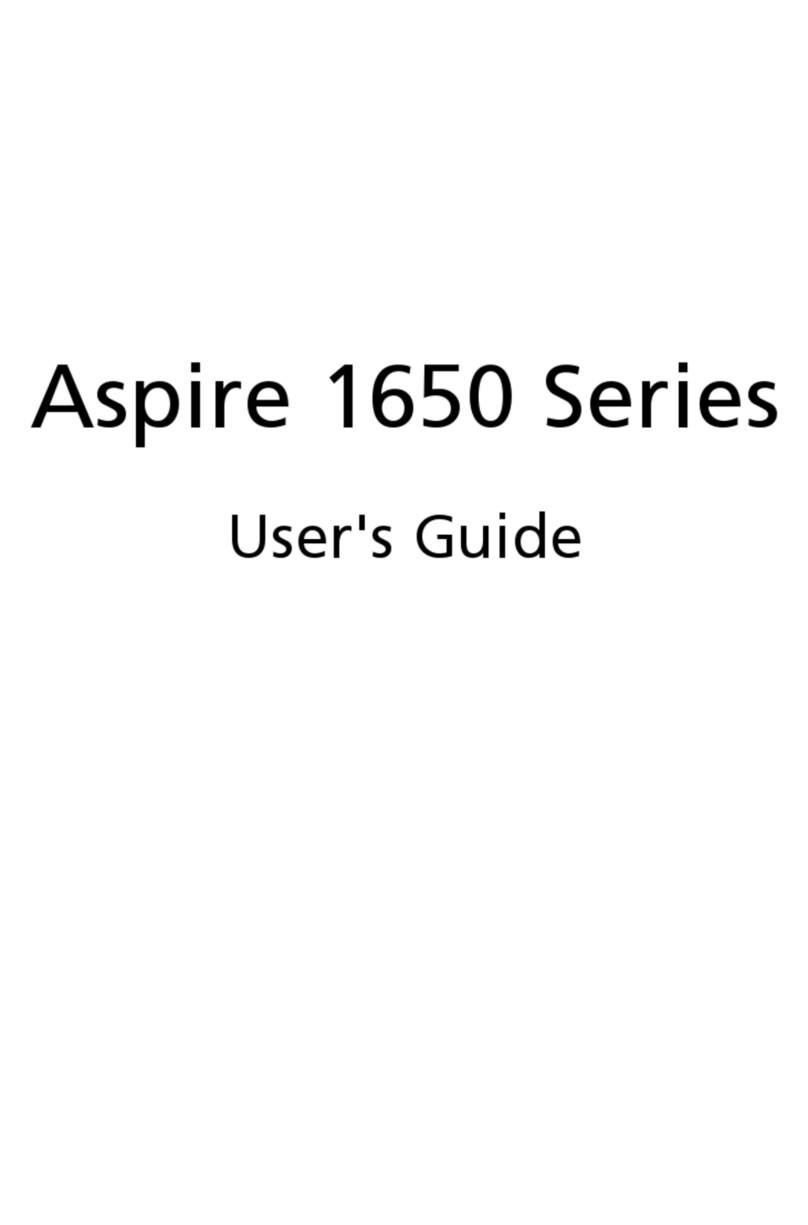 Acer Aspire 1650 Series User manual
