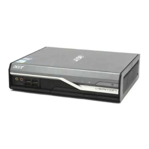 Acer Veriton L480G Installation and operating instructions