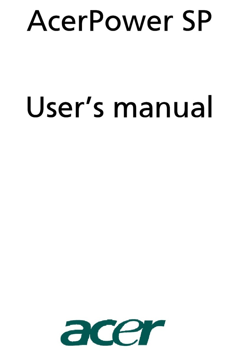 Acer AcerPower SP User manual