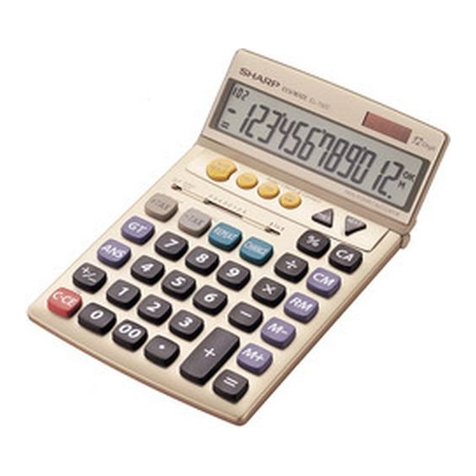 Sharp Elsi Mate EL-792C User manual