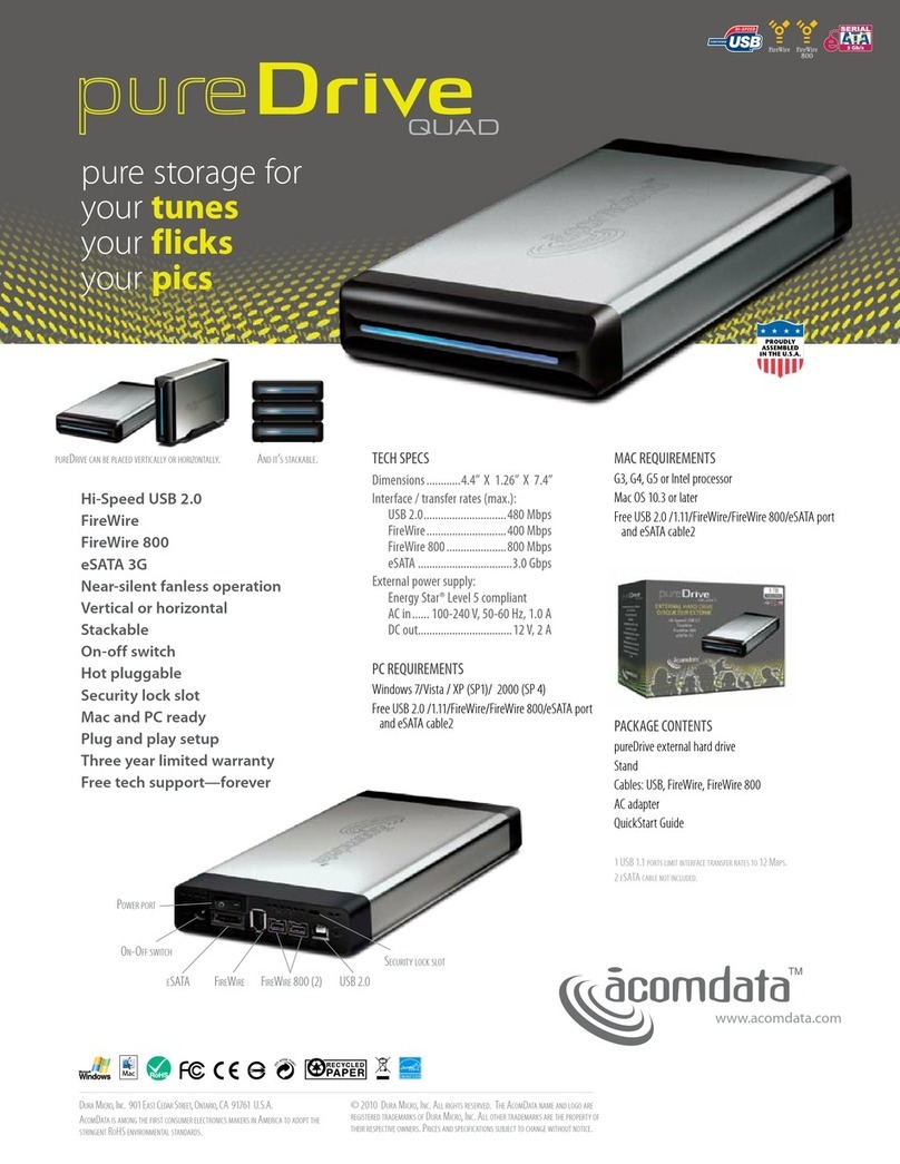 Acomdata PDHD1000UFABSE-72 Specifications