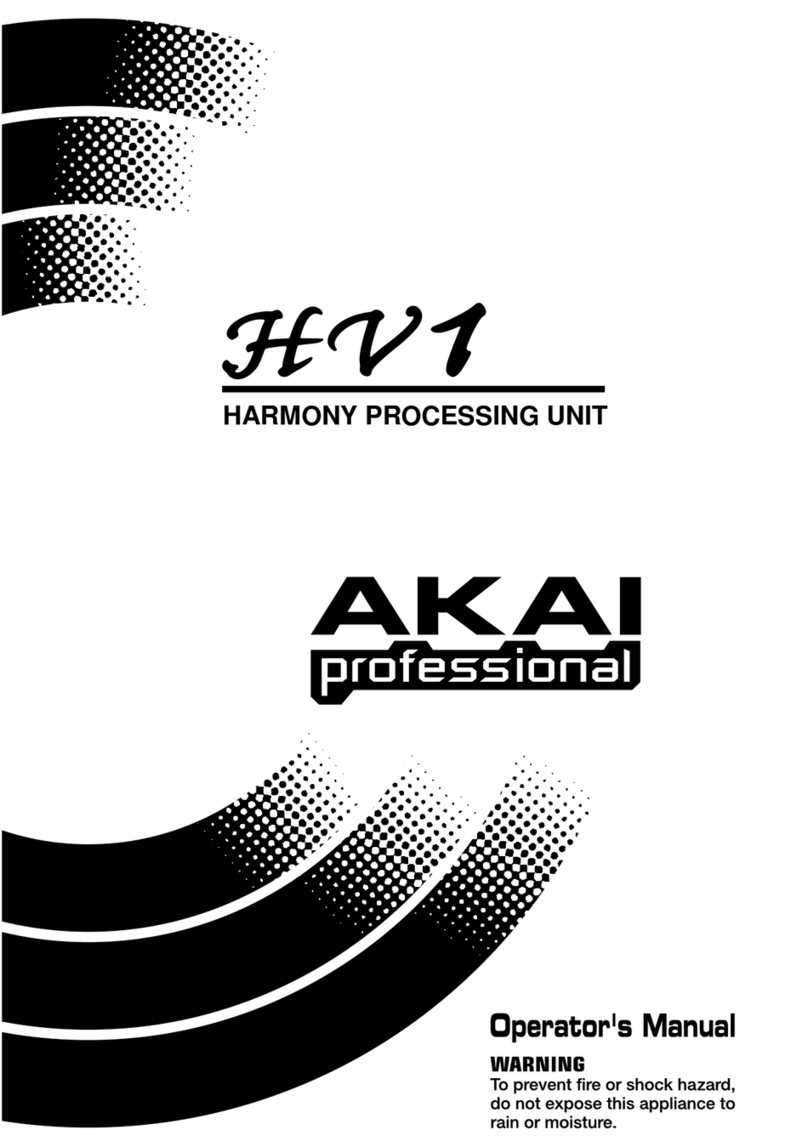 Akai HV 1 Operator's manual