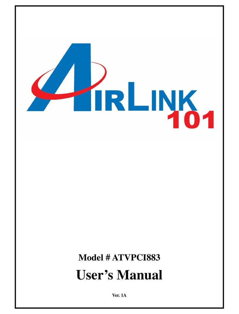 Airlink101 ATVPCI883 user manual
