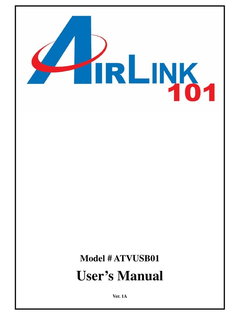 Airlink101 ATVUSB01 User manual