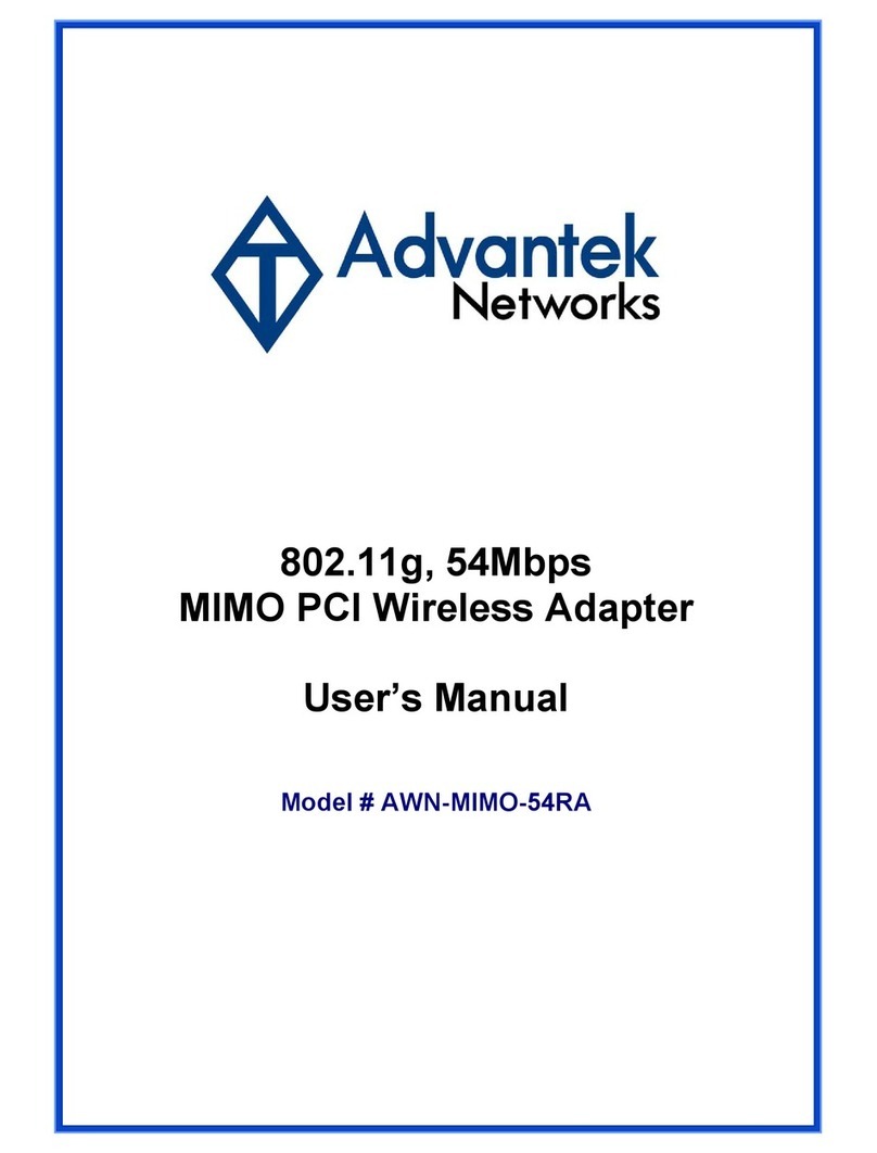 Advantek Networks AWN-MIMO-54RA user manual