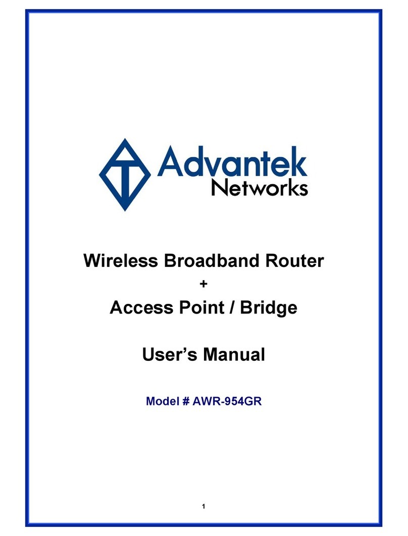 Advantek Networks AWR-954GR User manual