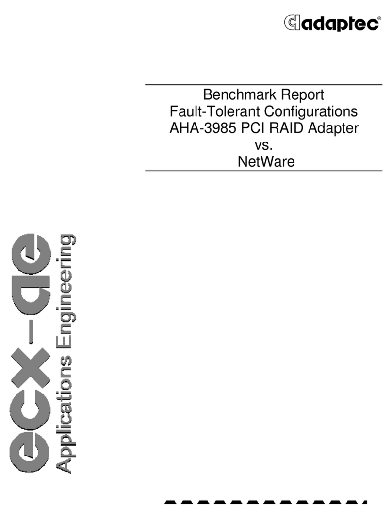 Adaptec AHA-3985 Quick guide