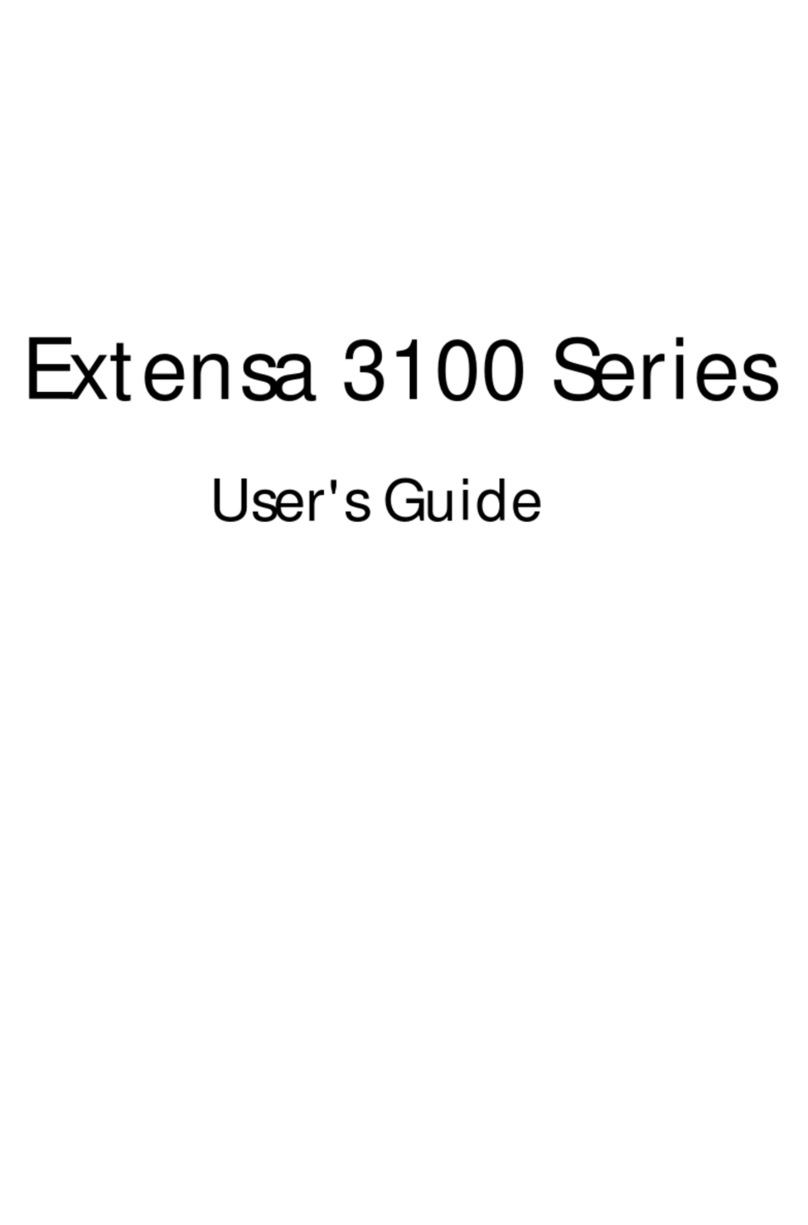Acer Extensa 3100 User manual Acer Extensa 3100 User manual