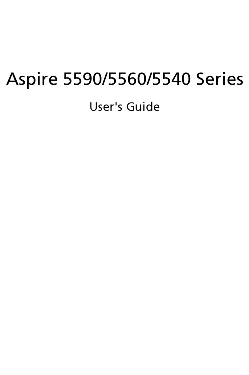Acer Aspire 5540 User manual