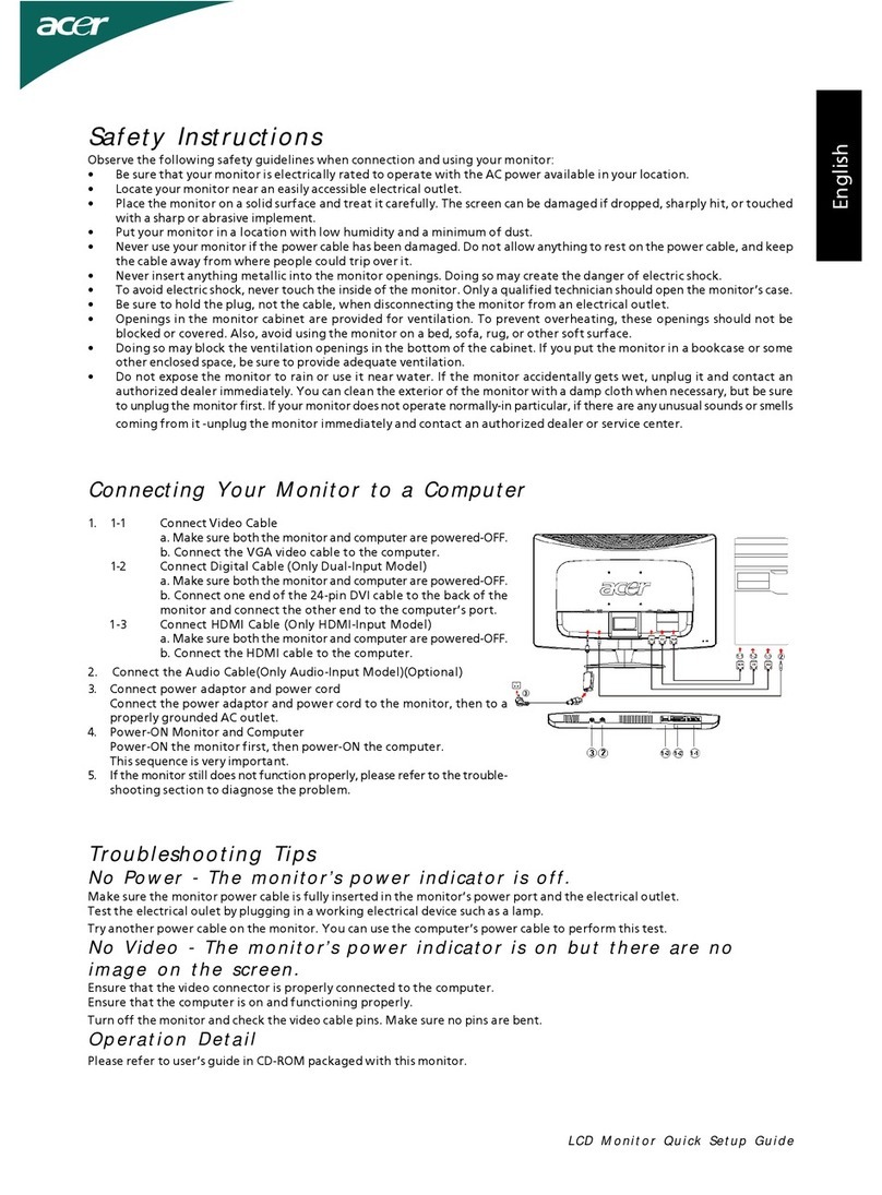 Acer H274HL User manual