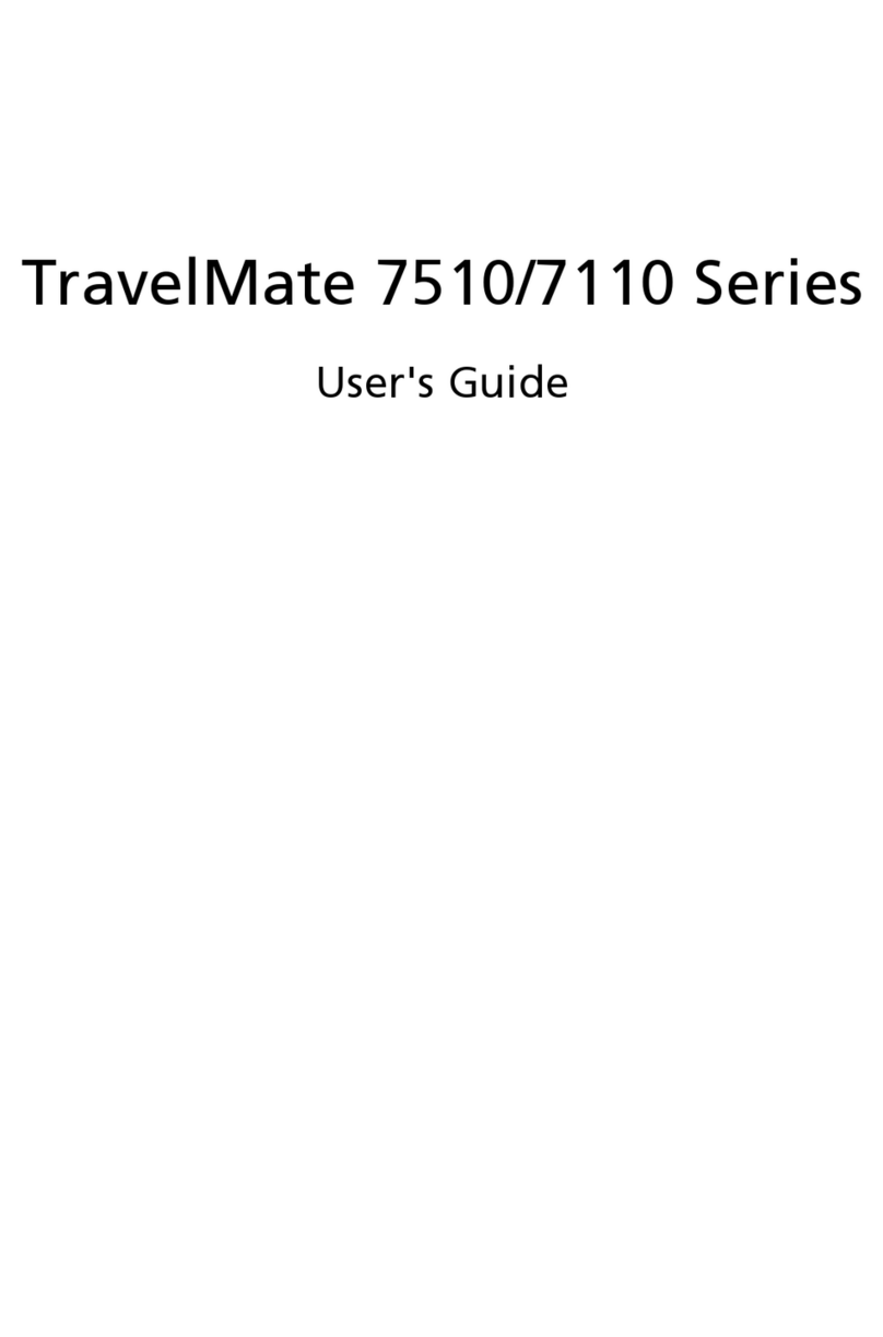 Acer TravelMate 7510 User manual