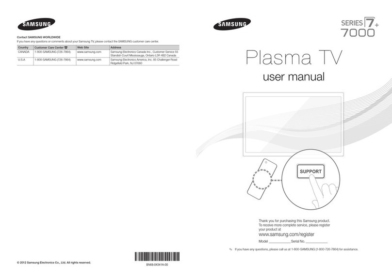 Samsung PN51E7000FF User manual