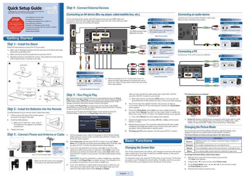 Samsung LN46C600F3F User manual
