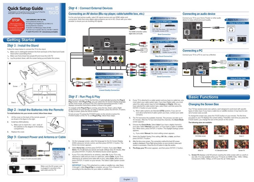 Samsung LN22C500B2F User manual Samsung LN22C500B2F User manual