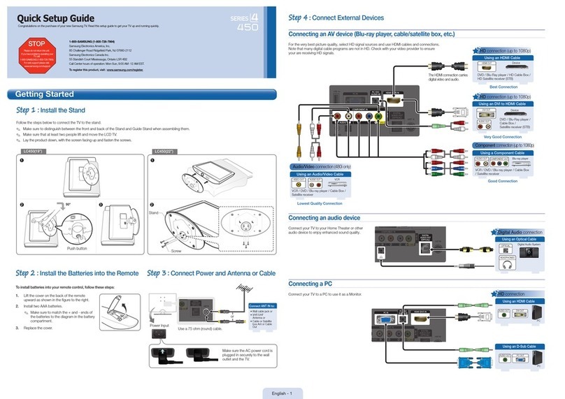 Samsung LN19C450E1D User manual