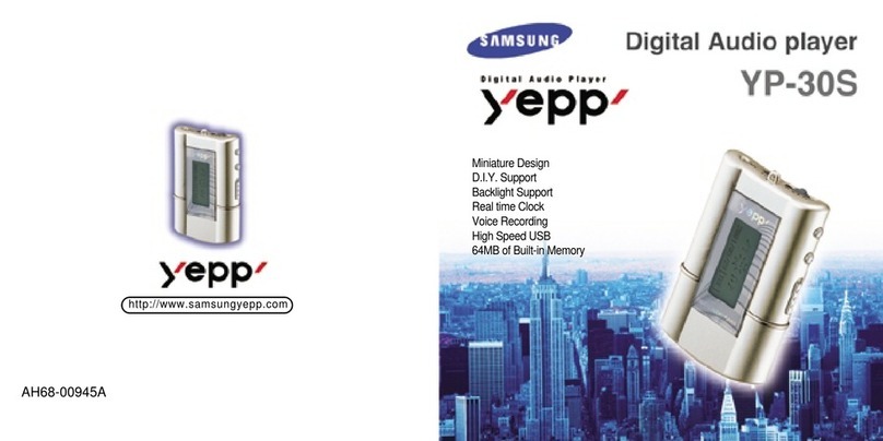 Samsung Yepp YP-300S User manual