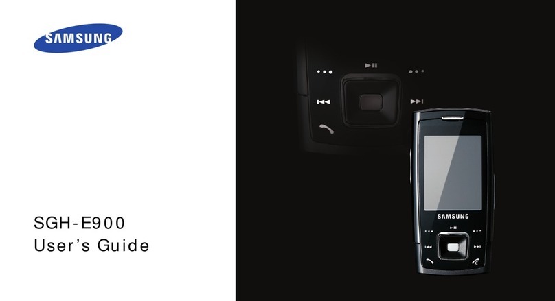 Samsung SGH-E900 User manual