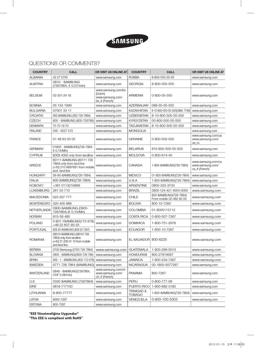 Samsung ND0454HXEA User manual