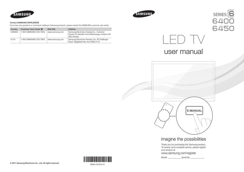 Samsung UN46D6450UF User manual