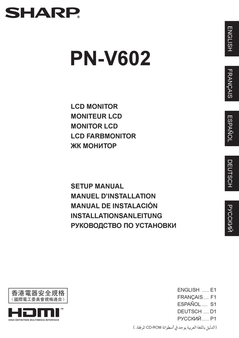 Sharp PN-V602 User guide