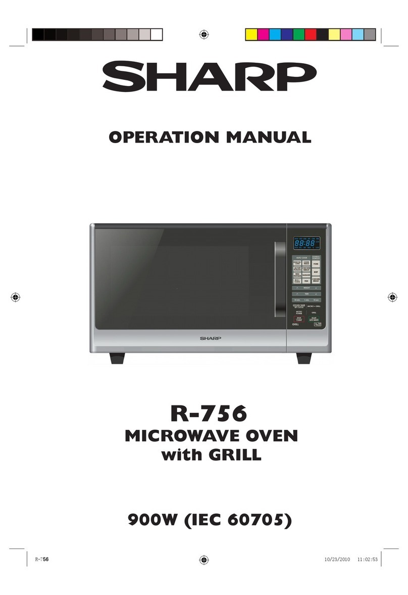 Sharp R-756SLM User manual