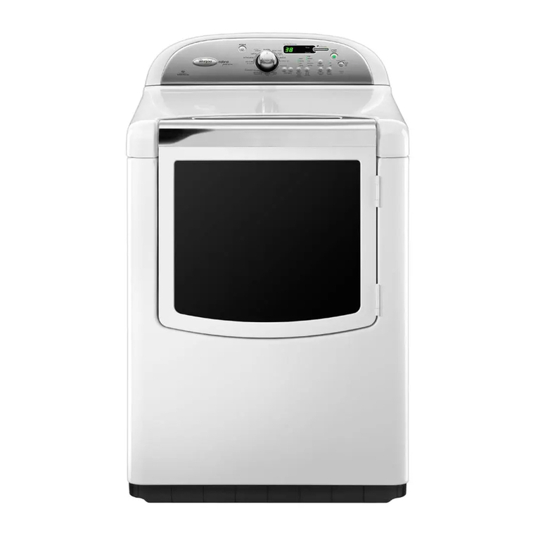Whirlpool WED8200YW Use and care guide