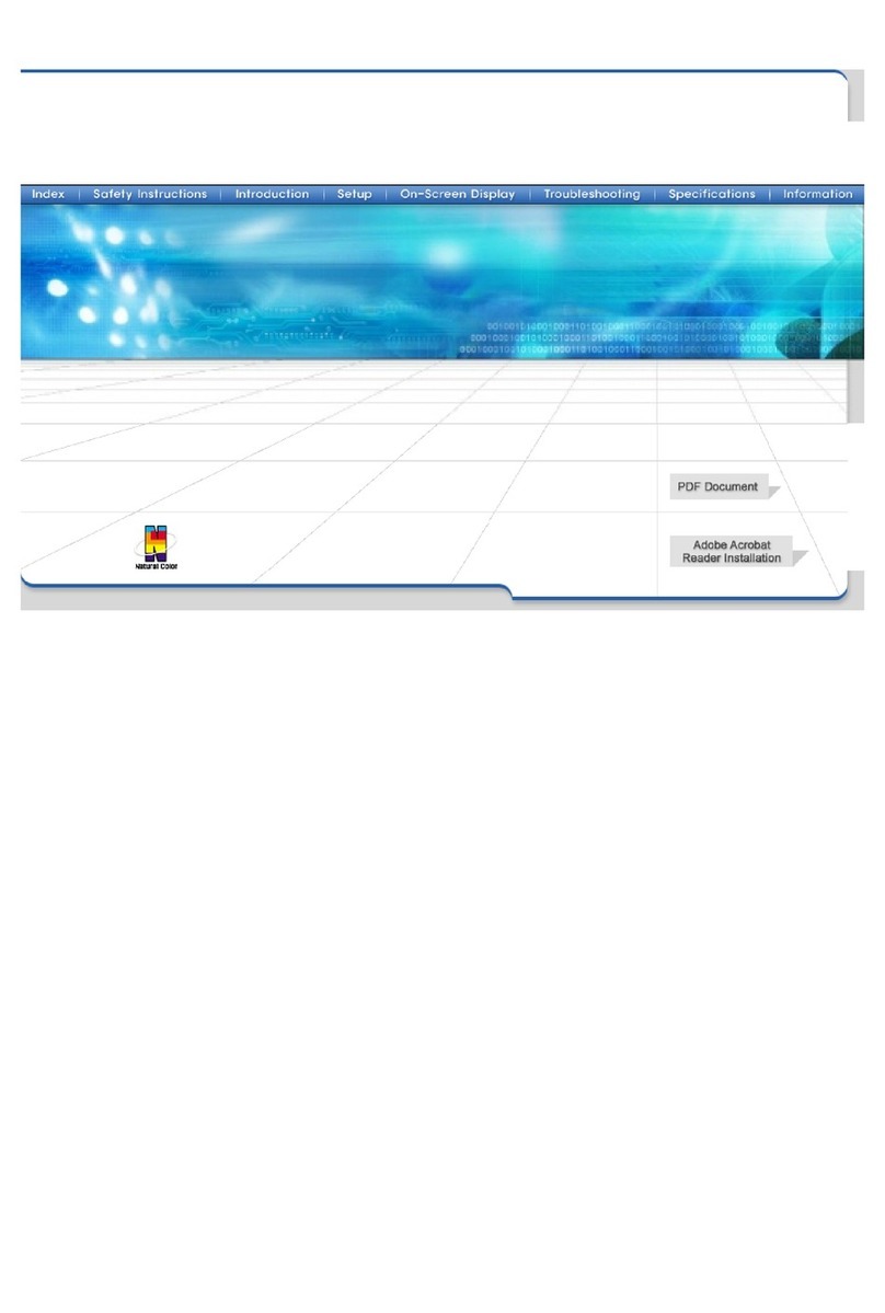 Samsung SyncMaster 1100P User manual