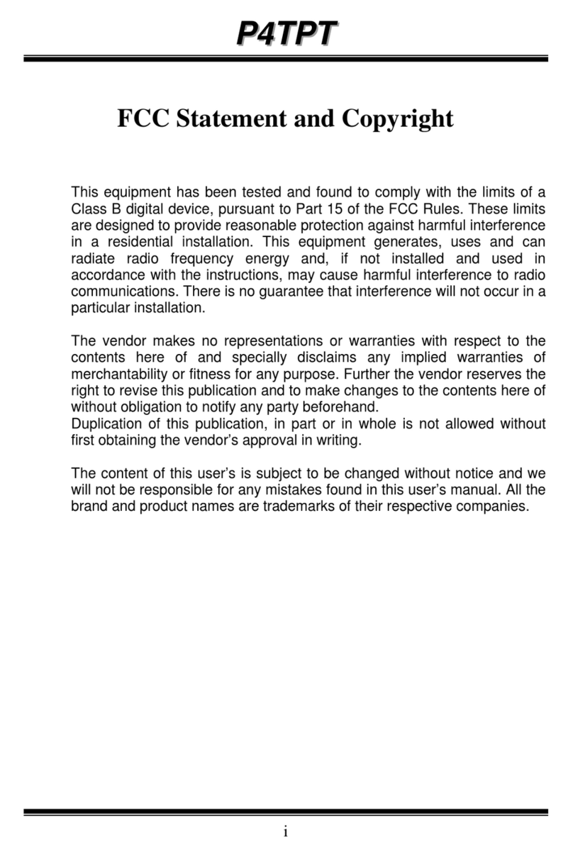Biostar P4 TPT User manual