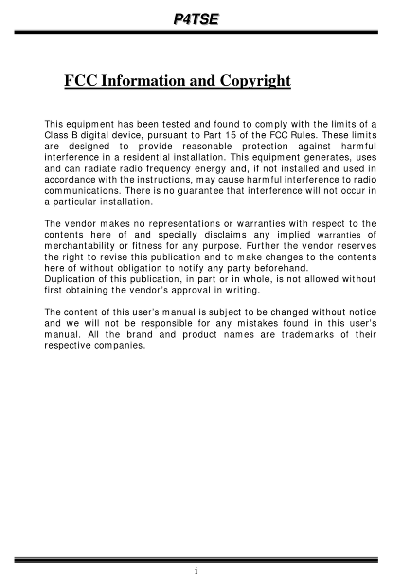 Biostar P4 TSE Pro User manual