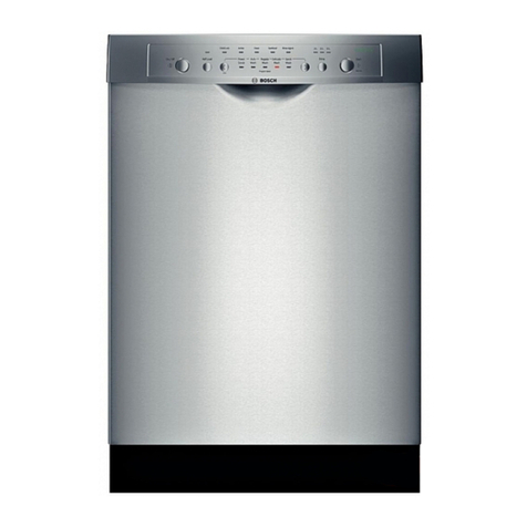 Bosch SHE4AM02UC - Ascenta Dishwasher With 4 Wash... User manual